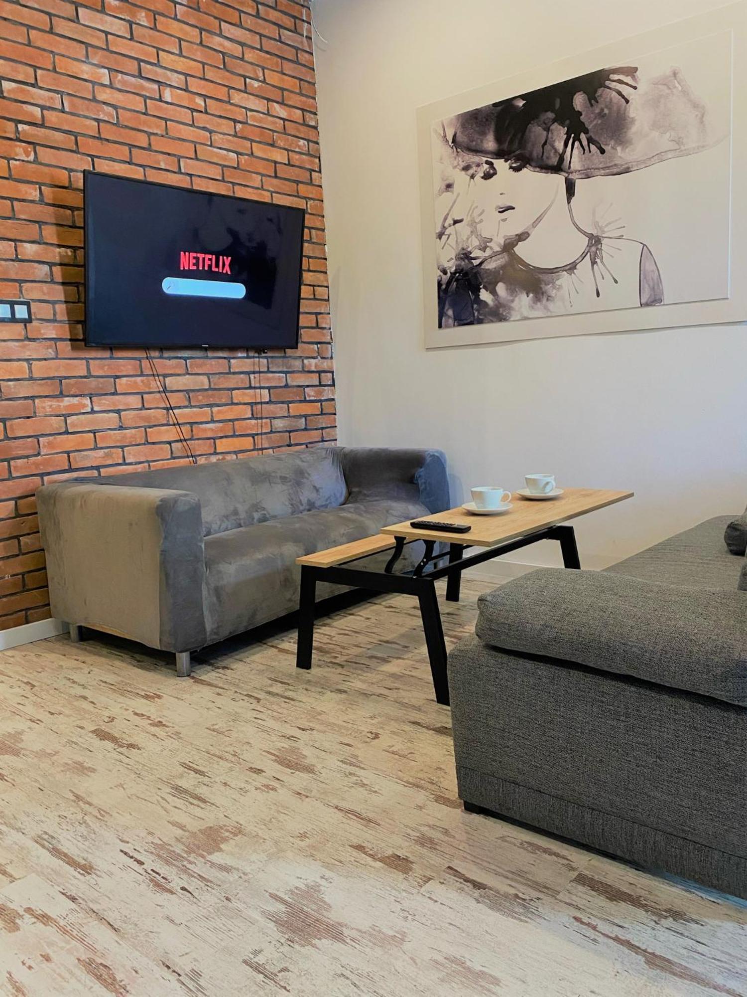 Manufaktura Bakery, Penthouse 200M, Prywatna Kamienica, Parking Strzezony Lejlighed Łódź Værelse billede
