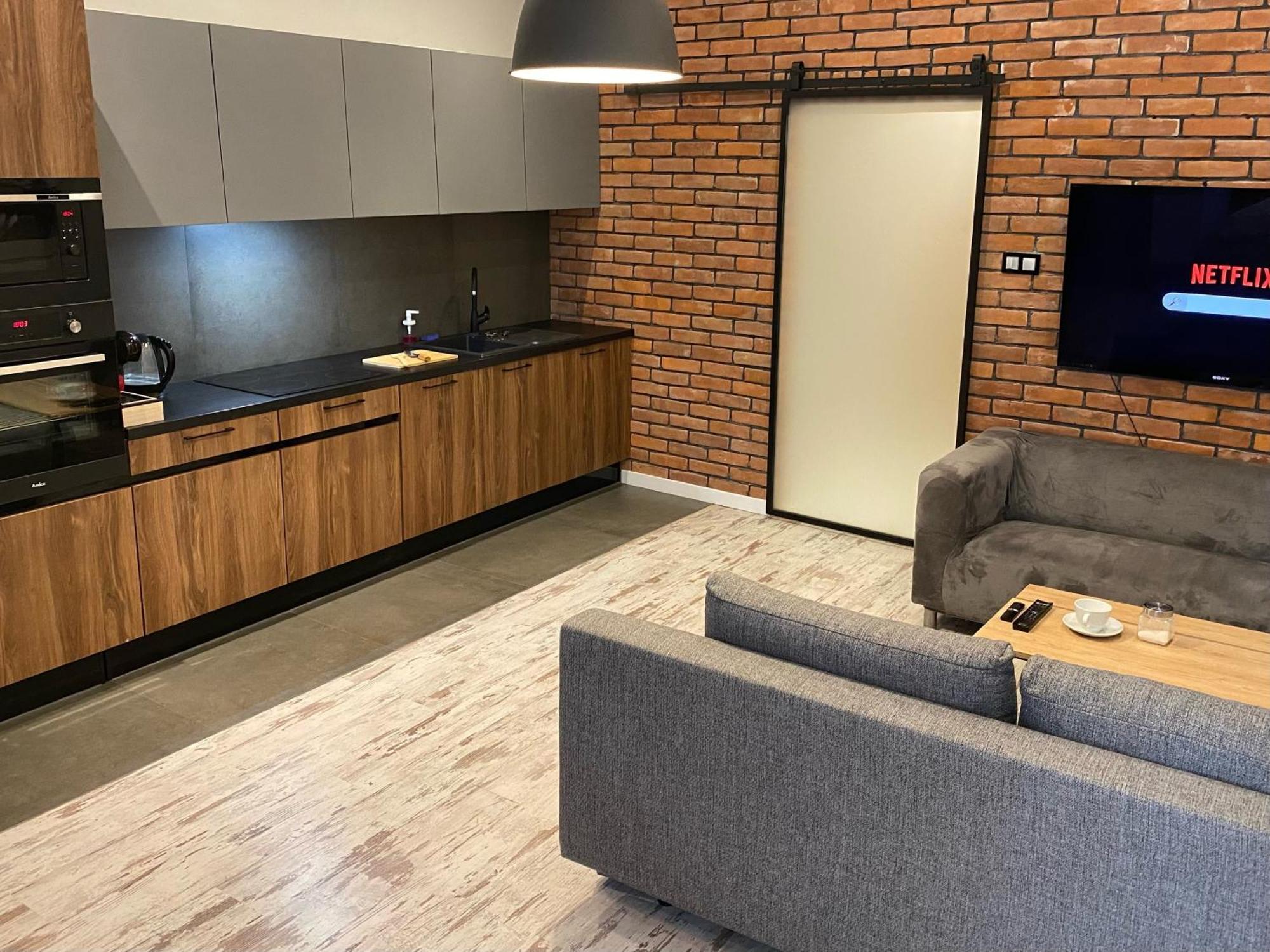 Manufaktura Bakery, Penthouse 200M, Prywatna Kamienica, Parking Strzezony Lejlighed Łódź Værelse billede