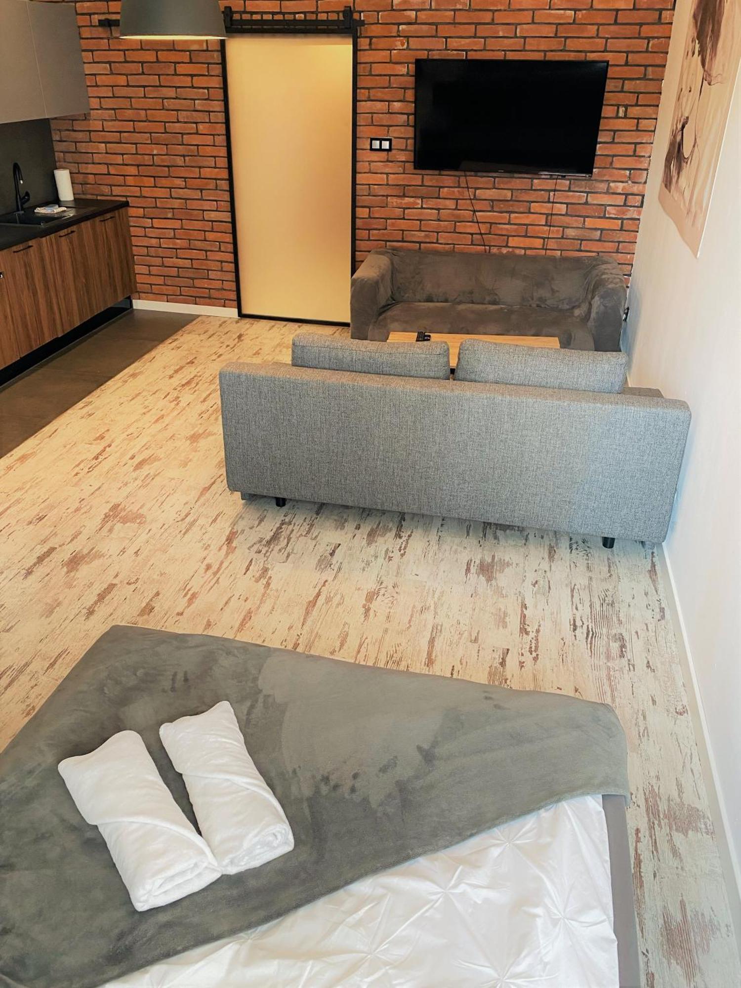Manufaktura Bakery, Penthouse 200M, Prywatna Kamienica, Parking Strzezony Lejlighed Łódź Værelse billede
